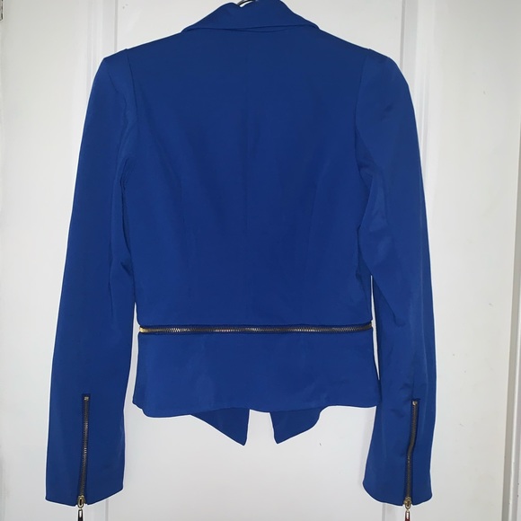 Royal Blue Convertible Style Blazer - Picture 5 of 5